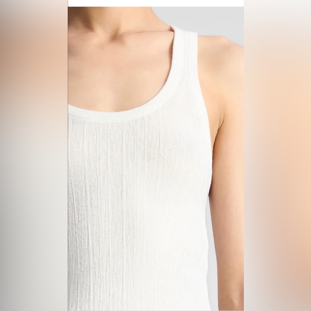 A.L.C. Iris Fine Cotton Knit Tank $175 - Picture 3 of 6